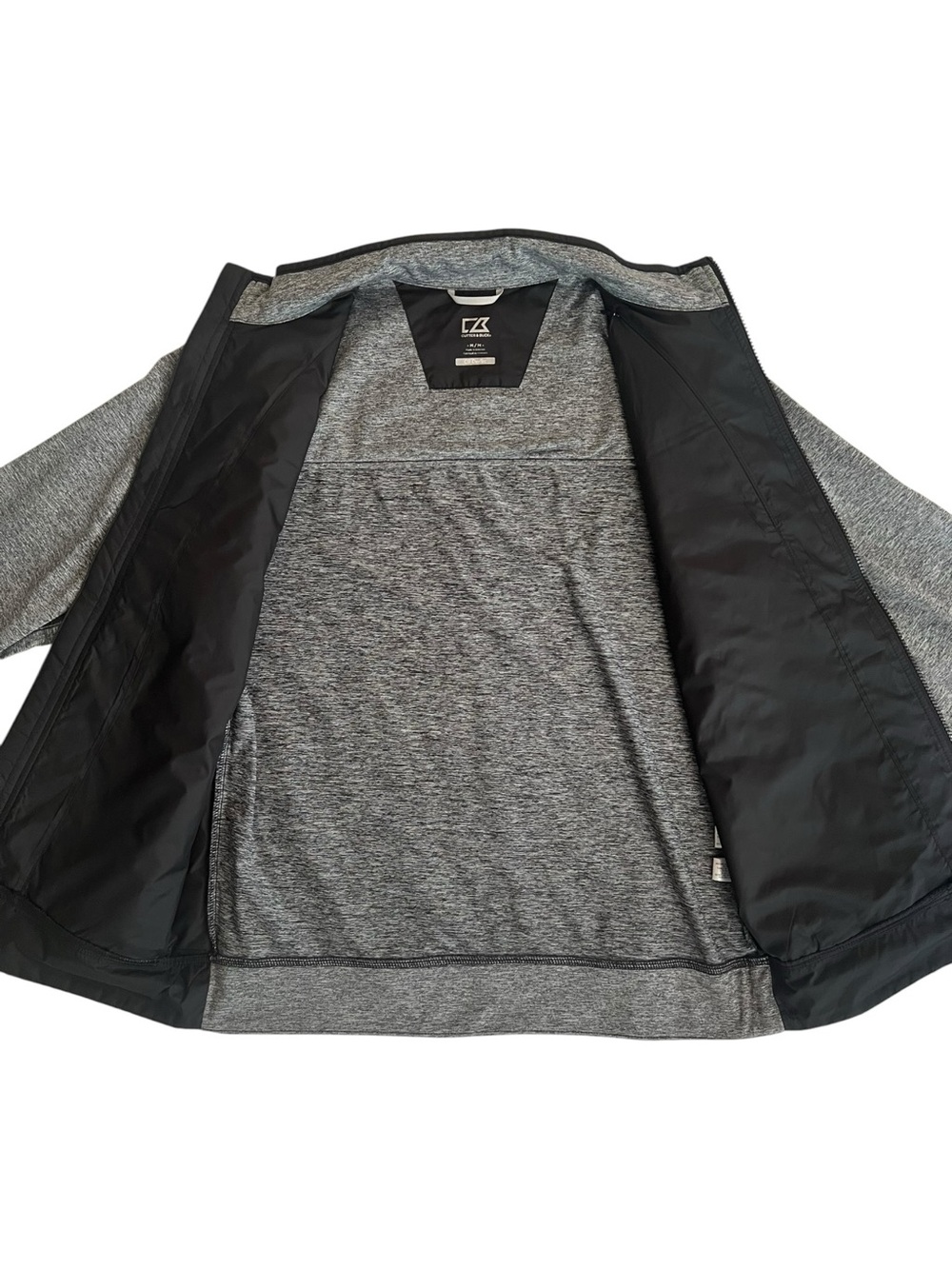 Cutter & Buck DryTec Full-zip Golf Jacket in Black and Grey Men’s Medium - Picture 4 of 9